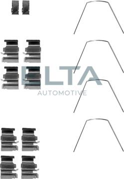 Elta Automotive EA8663 - Комплектуючі, колодки дискового гальма avtolavka.club