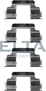 Elta Automotive EA8605 - Комплектуючі, колодки дискового гальма avtolavka.club