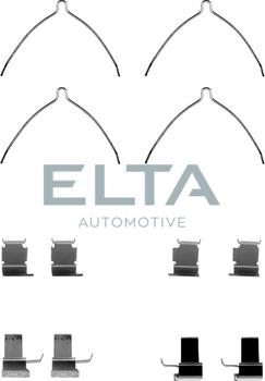 Elta Automotive EA8623 - Комплектуючі, колодки дискового гальма avtolavka.club