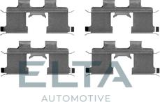 Elta Automotive EA8672 - Комплектуючі, колодки дискового гальма avtolavka.club