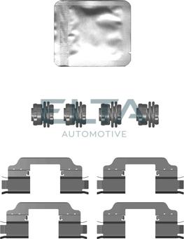 Elta Automotive EA8893 - Комплектуючі, колодки дискового гальма avtolavka.club