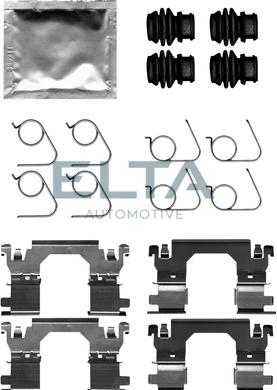 Elta Automotive EA8791 - Комплектуючі, колодки дискового гальма avtolavka.club