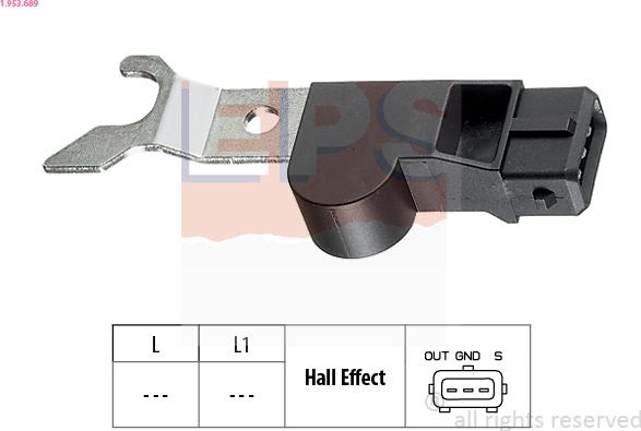 EPS 1.953.689 - Датчик, положення розподільного валу avtolavka.club