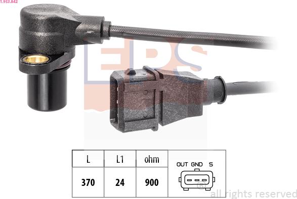 EPS 1.953.842 - Датчик імпульсів, колінчастий вал avtolavka.club