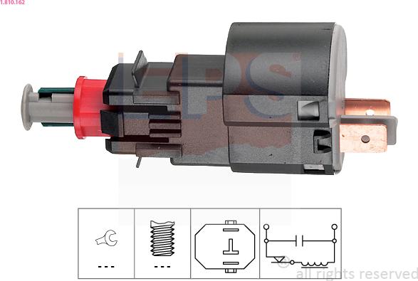 EPS 1.810.162 - Вимикач ліхтаря сигналу гальмування avtolavka.club