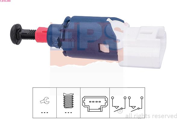 EPS 1.810.290 - Вимикач, привід зчеплення (Tempomat) avtolavka.club