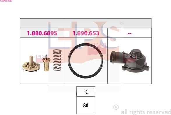 EPS 1.880.689K - Термостат, охолоджуюча рідина avtolavka.club