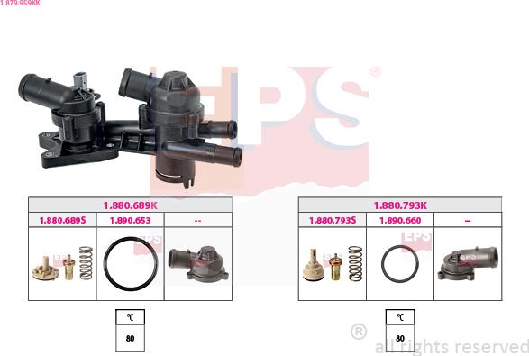 EPS 1.879.959KK - Термостат, охолоджуюча рідина avtolavka.club