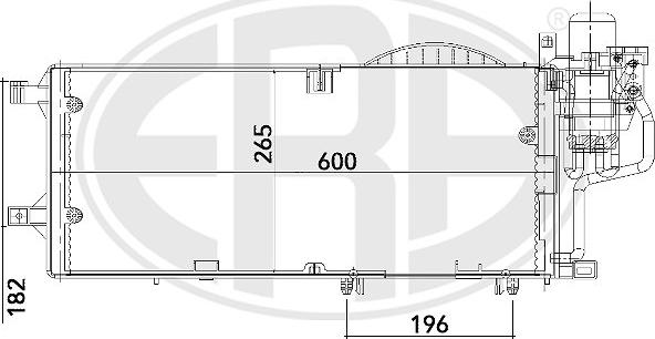 ERA 667100 - Конденсатор, кондиціонер avtolavka.club