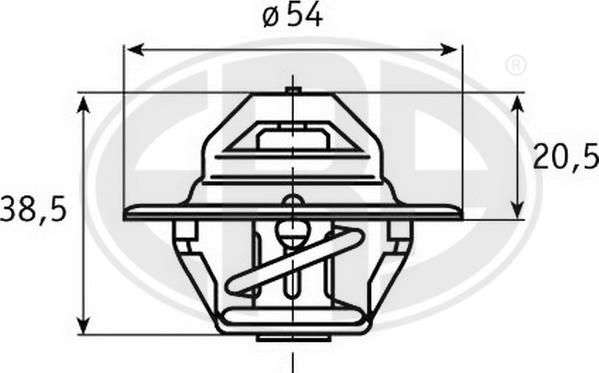 ERA 350170 - Термостат, охолоджуюча рідина avtolavka.club