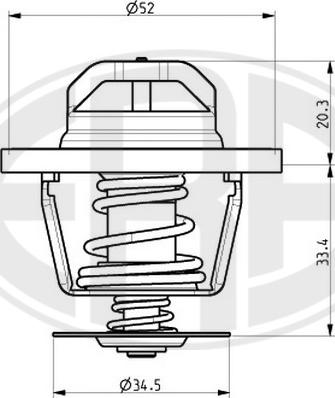 ERA 350214 - Термостат, охолоджуюча рідина avtolavka.club