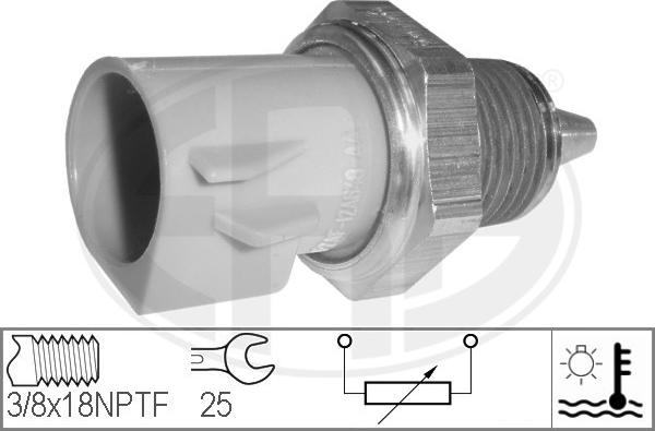 ERA 330550 - Датчик, температура охолоджуючої рідини avtolavka.club