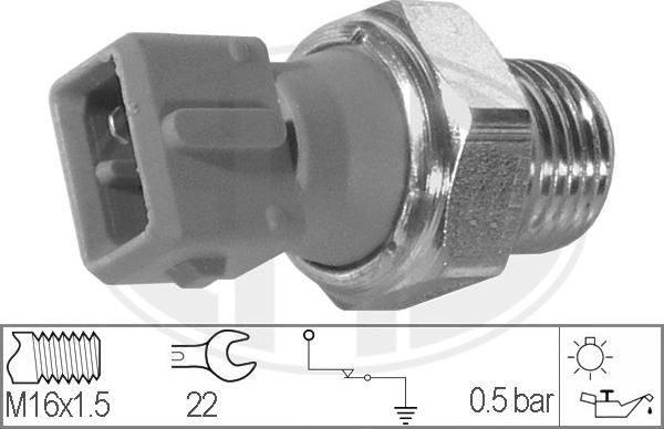 ERA 330023 - Датчик, тиск масла avtolavka.club