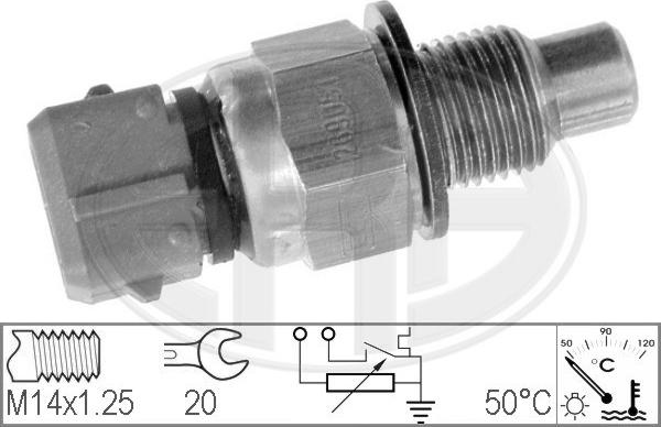 ERA 330155 - Датчик, температура охолоджуючої рідини avtolavka.club