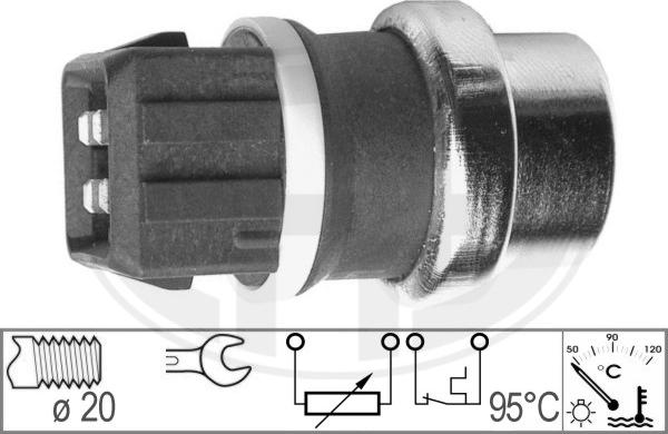 ERA 330151 - Датчик, температура охолоджуючої рідини avtolavka.club