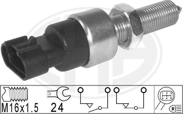 ERA 330806 - Датчик, контактний перемикач, фара заднього ходу avtolavka.club