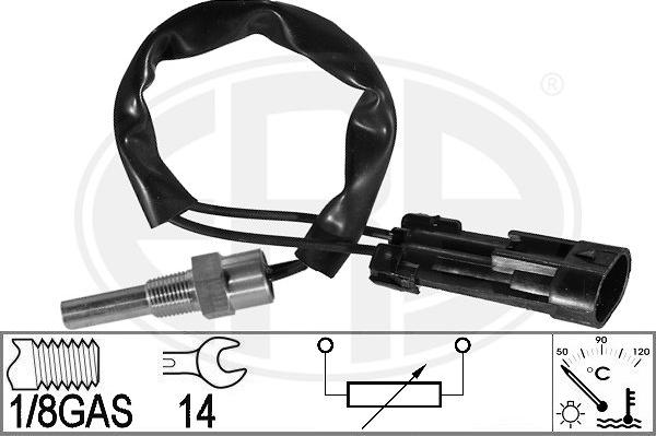 ERA 331034 - Датчик, температура охолоджуючої рідини avtolavka.club