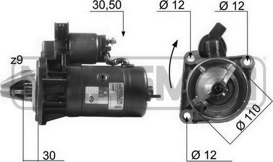 ERA 220050R - Стартер avtolavka.club