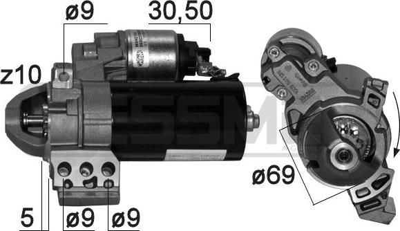 ERA 220869A - Стартер avtolavka.club