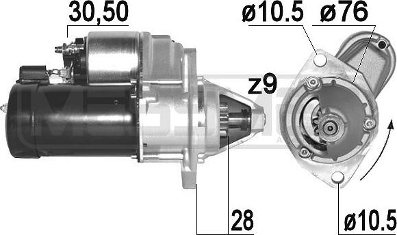 ERA 220887A - Стартер avtolavka.club