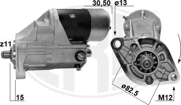 ERA 221040A - Стартер avtolavka.club