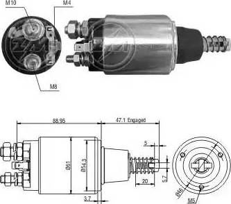 ERA 227088 - Тягове реле, стартер avtolavka.club