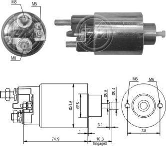 ERA ZM993 - Тягове реле, стартер avtolavka.club