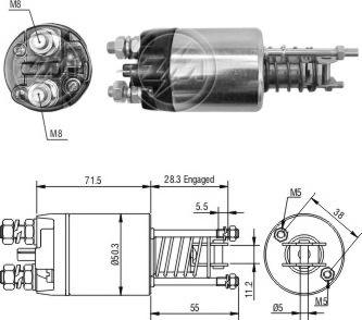 ERA ZM4651 - Тягове реле, стартер avtolavka.club