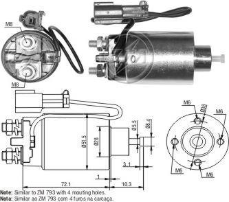 ERA ZM4793 - Тягове реле, стартер avtolavka.club