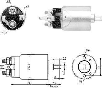 ERA ZM5981 - Тягове реле, стартер avtolavka.club