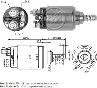 ERA ZM543 - Тягове реле, стартер avtolavka.club