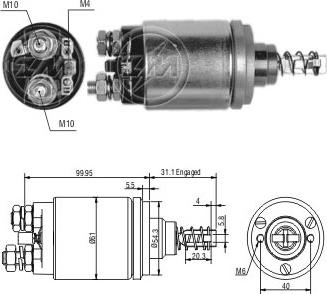 ERA ZM542 - Тягове реле, стартер avtolavka.club