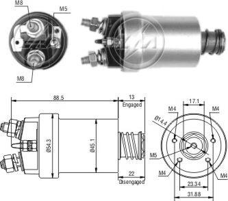 ERA ZM561 - Тягове реле, стартер avtolavka.club