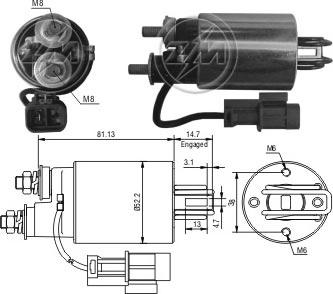 ERA ZM585 - Тягове реле, стартер avtolavka.club