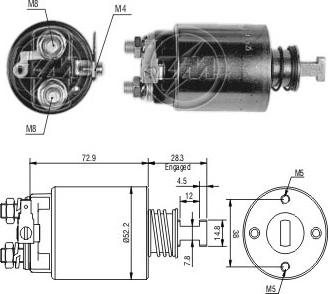 ERA ZM583 - Тягове реле, стартер avtolavka.club