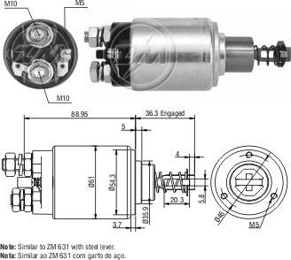 ERA ZM531 - Тягове реле, стартер avtolavka.club