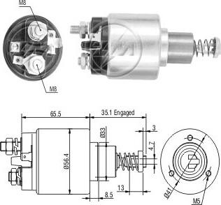 ERA ZM576 - Тягове реле, стартер avtolavka.club