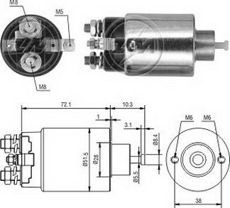 ERA ZM695 - Тягове реле, стартер avtolavka.club