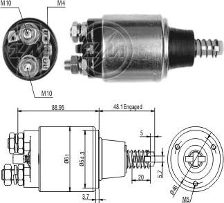 ERA ZM648 - Тягове реле, стартер avtolavka.club