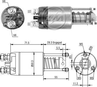 ERA ZM651 - Тягове реле, стартер avtolavka.club