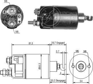 ERA ZM660 - Тягове реле, стартер avtolavka.club