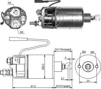 ERA ZM661 - Тягове реле, стартер avtolavka.club