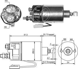 ERA ZM662 - Тягове реле, стартер avtolavka.club