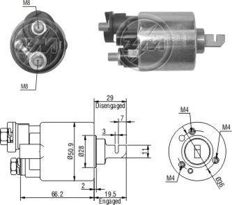 ERA ZM608 - Тягове реле, стартер avtolavka.club