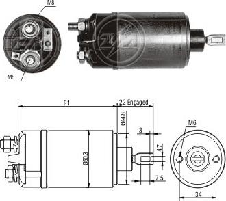 ERA ZM621 - Тягове реле, стартер avtolavka.club