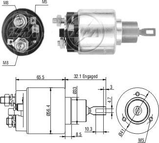 ERA ZM674 - Тягове реле, стартер avtolavka.club