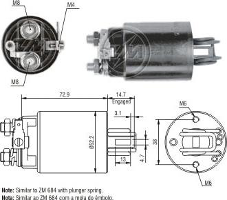 ERA ZM1684 - Тягове реле, стартер avtolavka.club