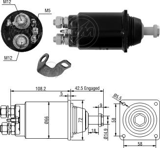 ERA ZM1831 - Тягове реле, стартер avtolavka.club