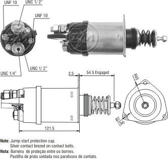 ERA ZM1362 - Тягове реле, стартер avtolavka.club