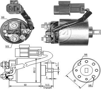 ERA ZM1713 - Тягове реле, стартер avtolavka.club